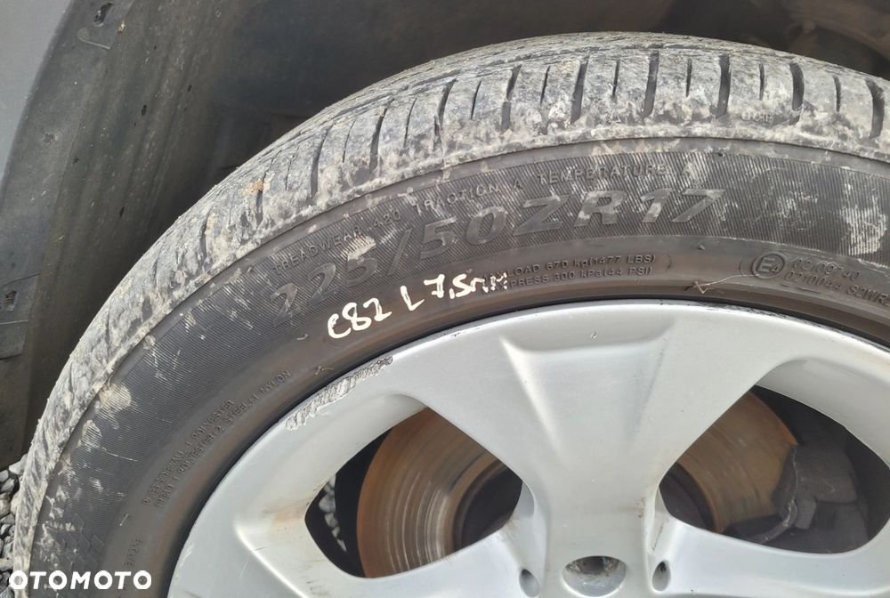 OSŁONY OPONY PRZÓD DAVANTI 225 50 17 LATO 7,5MM 25 ROK BMW X1 E84 C82 - 2