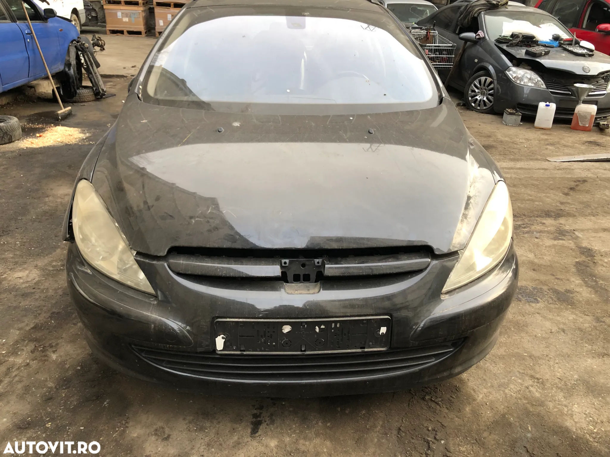 Capota fata motor Peugeot 307 negru non facelift 2004 - 4