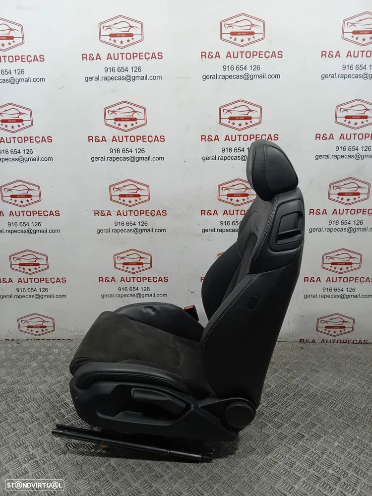 Banco Condutor Audi TT 8J S-Line em Pele e Alcântara Original - 6