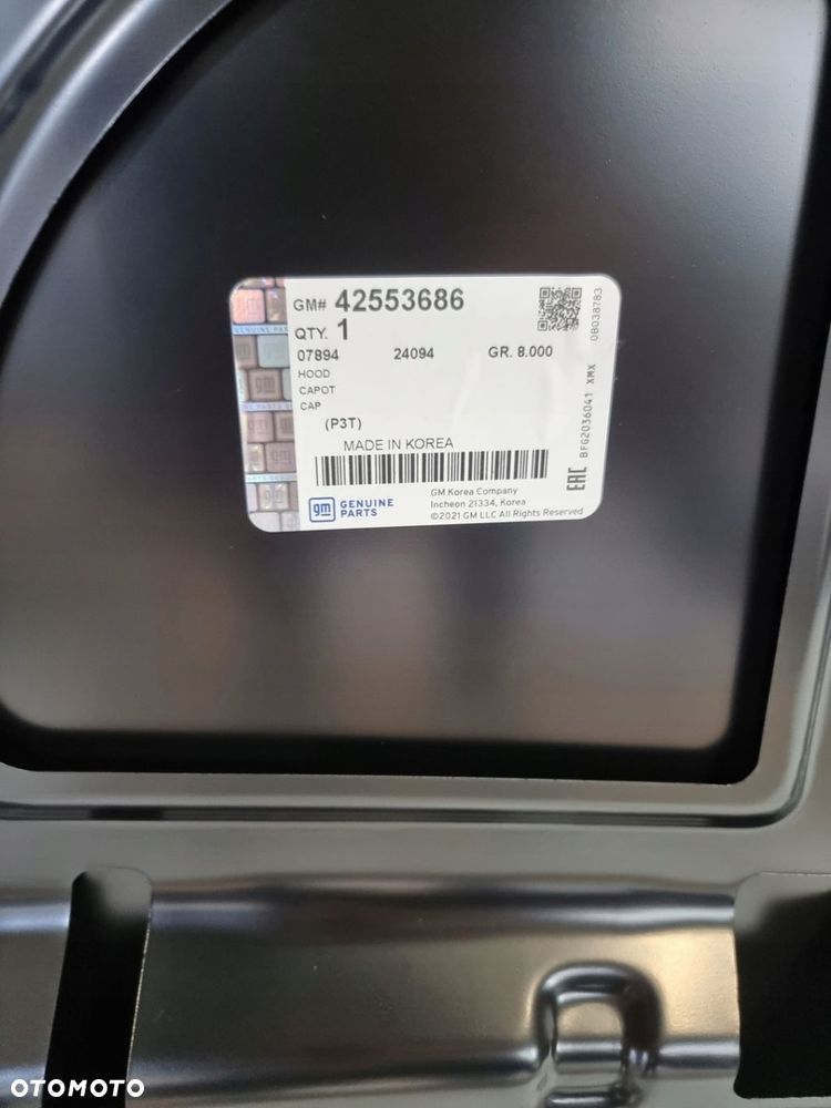 OPEL MOKKA X 16- MASKA POKRYWA SILNIKA 42553686 NOWA ORYGINAŁ - 11