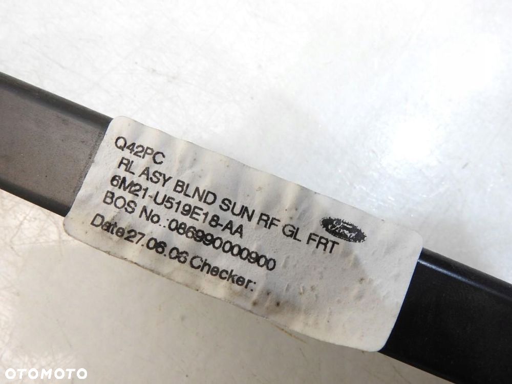 ROLETA DACHU PRZECIWSŁONECZNA PRAWY PRZÓD FORD GALAXY MK2 6M21-U519E18-AA - 5