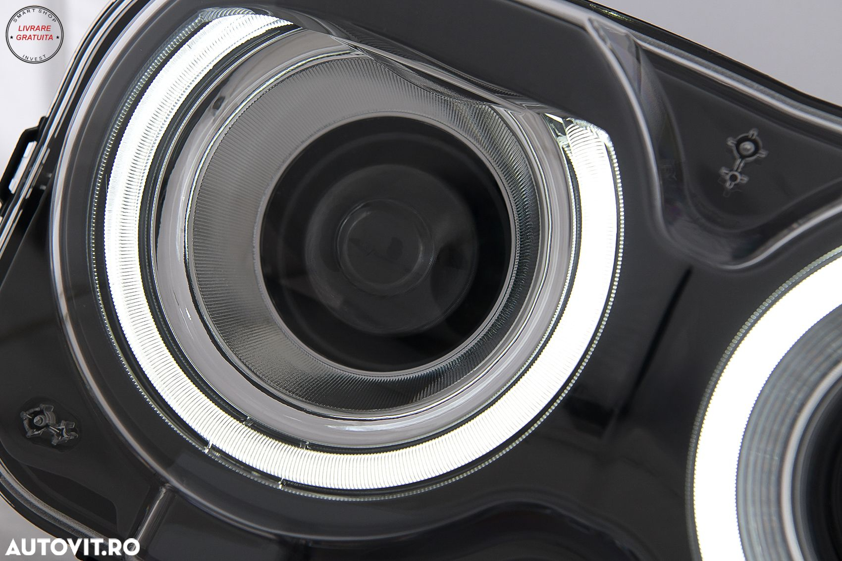Faruri LED Dodge Challenger (2015-2024) Negru cu Lumini RGB- livrare gratuita - 7