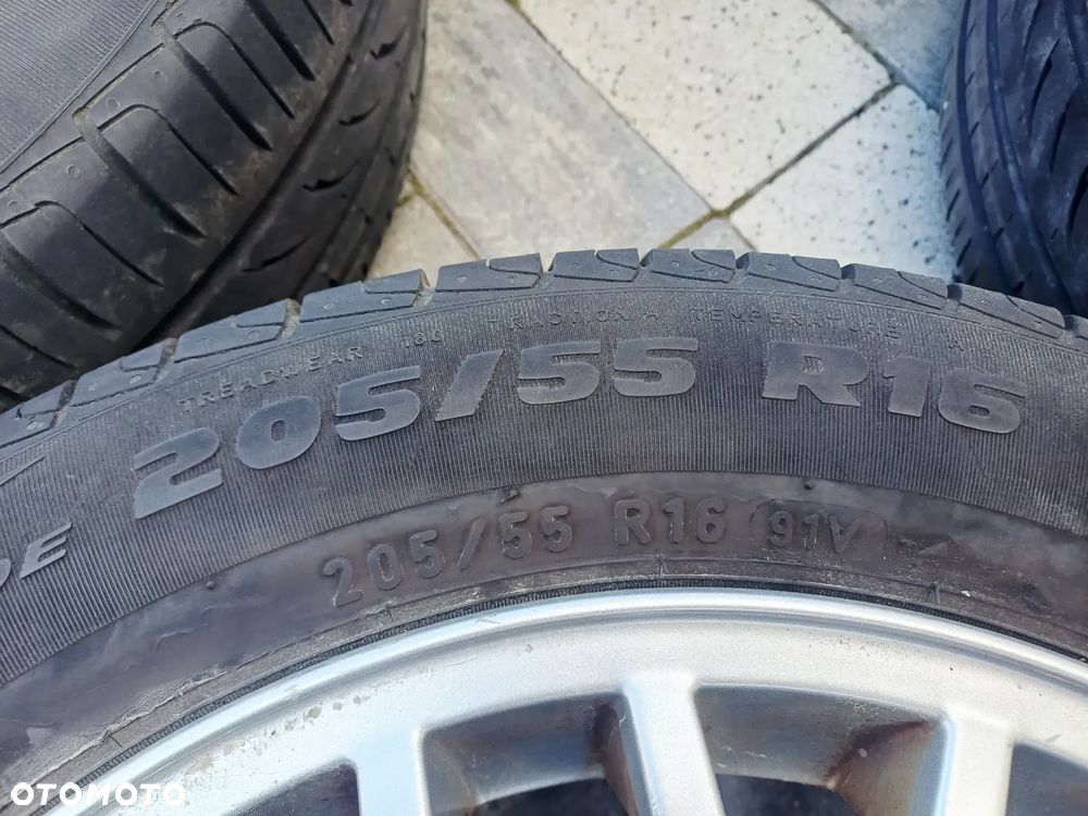 FELGI Z OPONAMI KOŁA ALUMINIOWE SKODA OCTAVIA I R16 5X100 ET42 57,1 mm OPONY FORMULA R16 205/55 LATO NR14 - 6