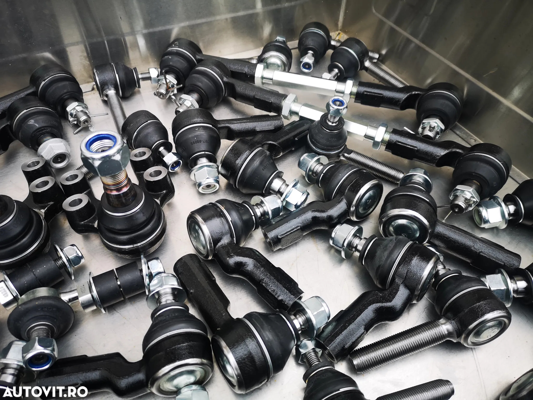 Kit suspensie directie Renault Maxity Nissan Cabstar 25YD ZD30 cap bara, pivoti, bielete directie-antiruliu bucsa silent bara stabilizatoare - 16