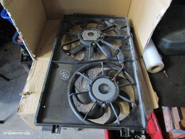 Ventilador 1K0121207T SEAT LEON 2006 1.9TDI SIEMENS VDO VW GOLF 5 1K 2008 1.9TDI 105CV 3P PRETO - 4