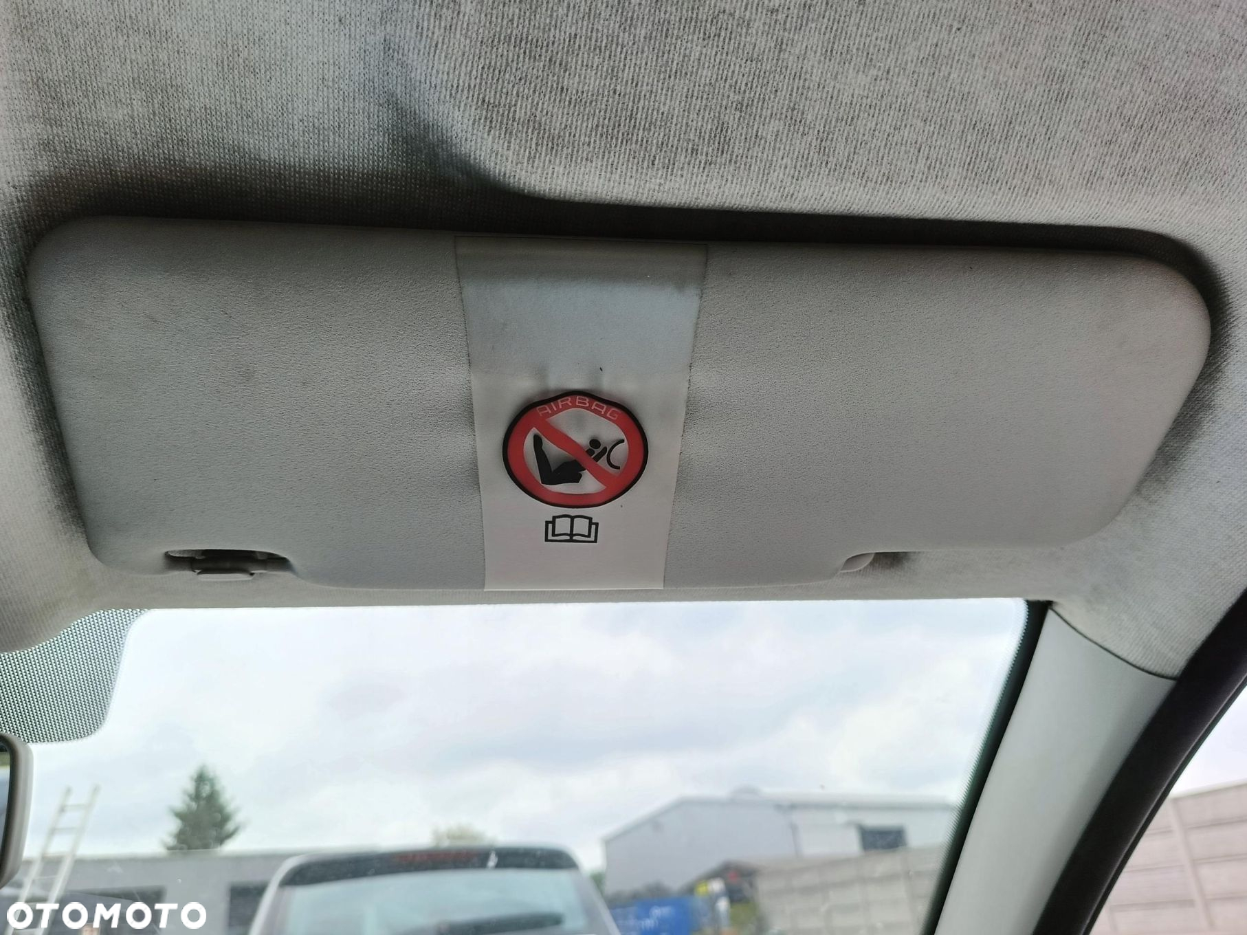 Fiat Panda 2 II 03-11 SŁONECZKO OSŁONA PRZECIWSŁONECZNA PRAWA PASAŻERA - 3