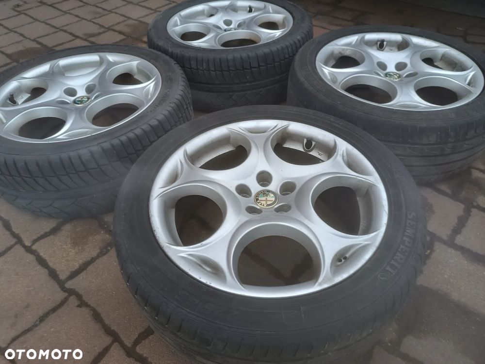 Alfa Romeo GTV koła alufelgi 17" 17 cali felgi aluminiowe 60683315 et35 5x98 7Jx17h2 - 2