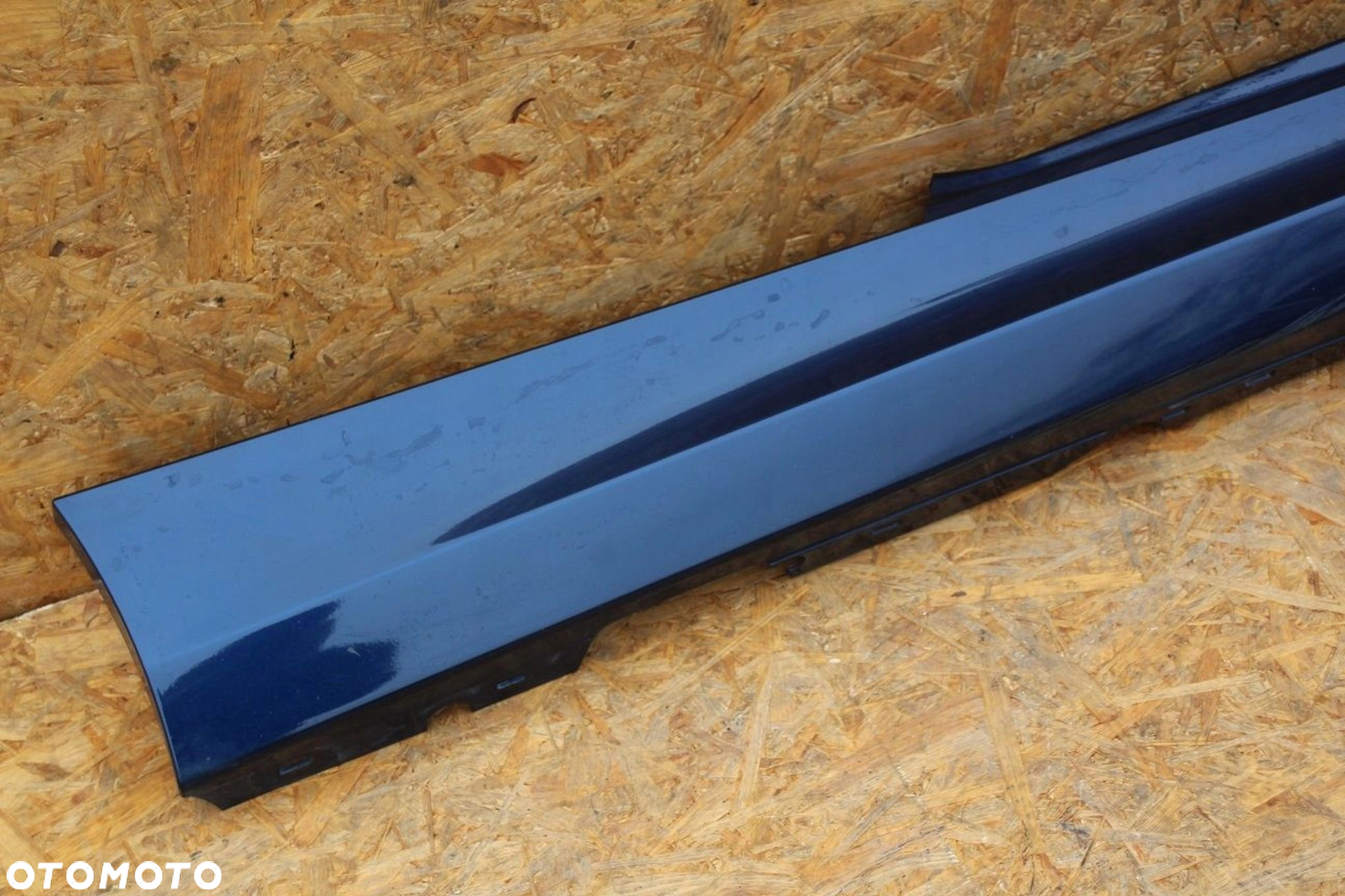 Nakładka progowa progu BMW 1 e82 e88 e81 TIEFSEEBLAU A76 PRAWA - 3