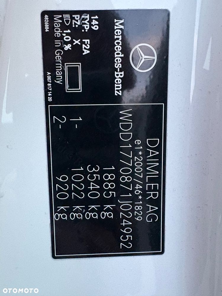 Mercedes-Benz Klasa A 200 7G-DCT Edition 19 - 20
