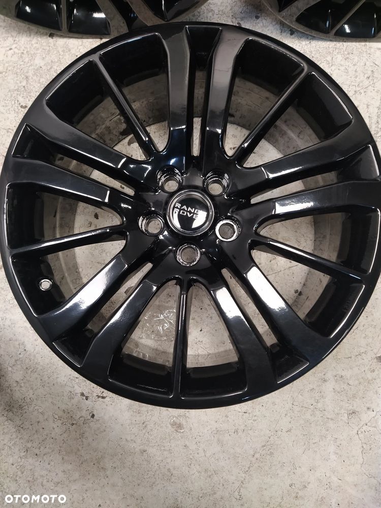 RANGE ROVER VOGUE L322 L405 SPORT L494 9,5X20 ORYGINALNE FELGI ALUMINIOWE R20 ET53 5x120 DEKIELKI LAND ROVER CZARNE ORYGINAŁ - 4