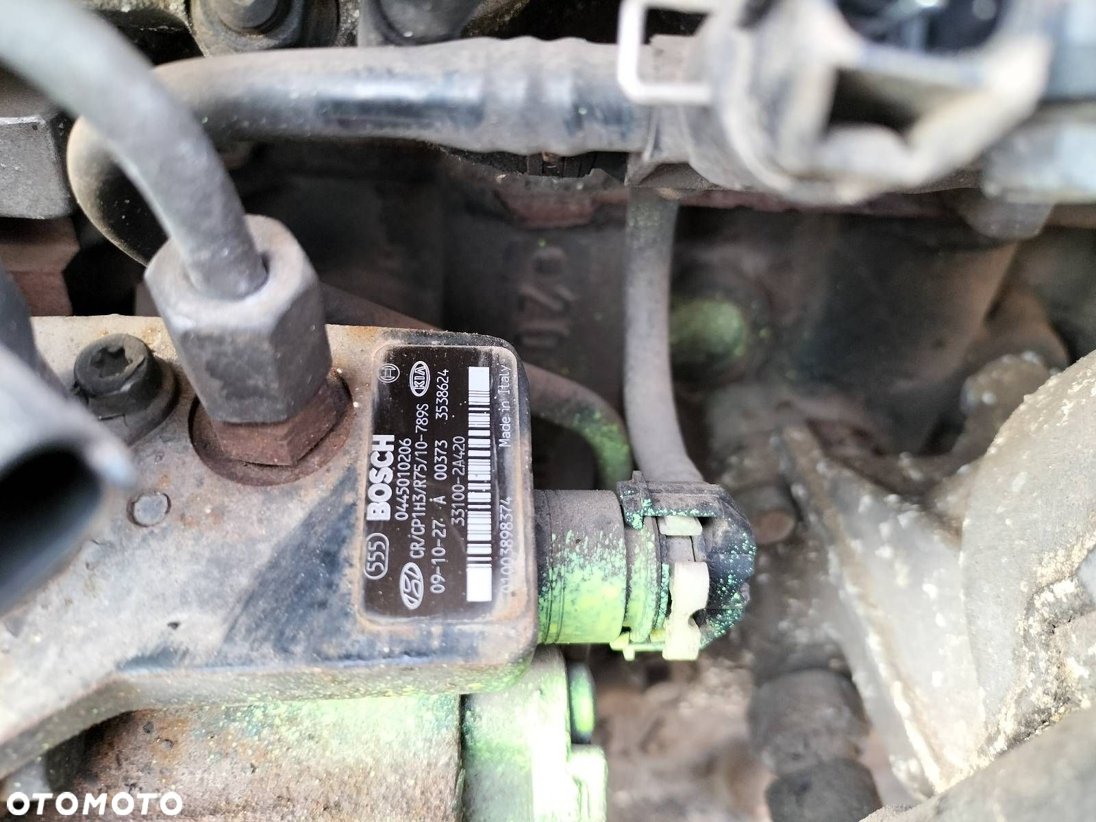 SILNIK DIESEL + POMPA WTRYSKI TURBO CEED I 1.6 CRDI D4FB 33100-2A420 - 5