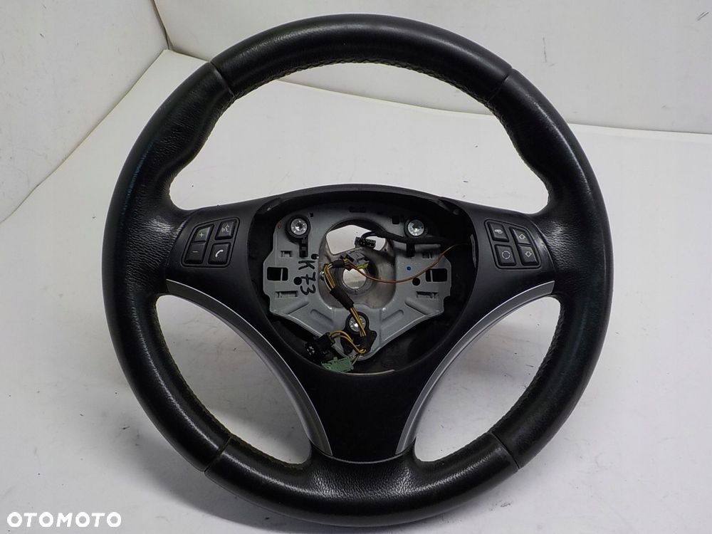 BMW 1 E87 E82 E81 E88 3 E90 E91 E92 E93 X1 E84 KIEROWNICA SKÓRA - 1