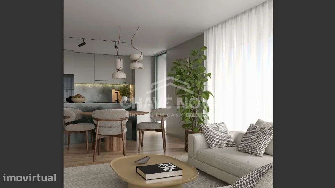 Apartamento T2+1 novo C/Varanda, L. Garagem e Arrumos | Próximo do mar - Grande imagem: 3/12