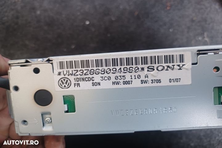 Magazie CD 3C0035110A Volkswagen VW Passat B6 [2005 - 2010] wagon 5-u - 4