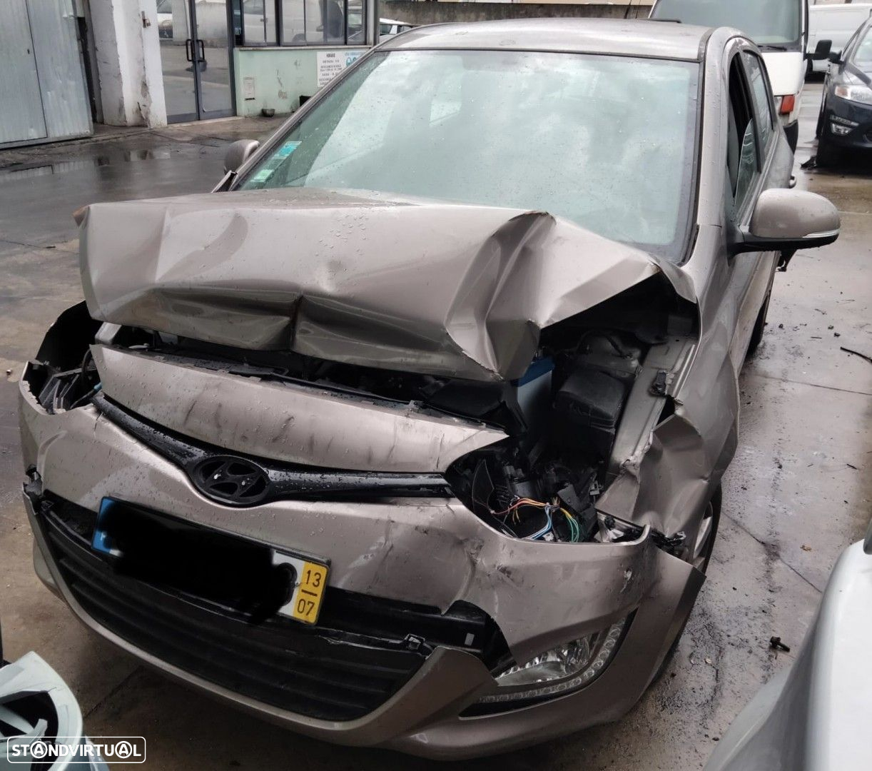 Hyundai i20 D3FA 1.1 CRDI de 2013 disponível para peças MOTOR VENDIDO PALAS DE S... - 3