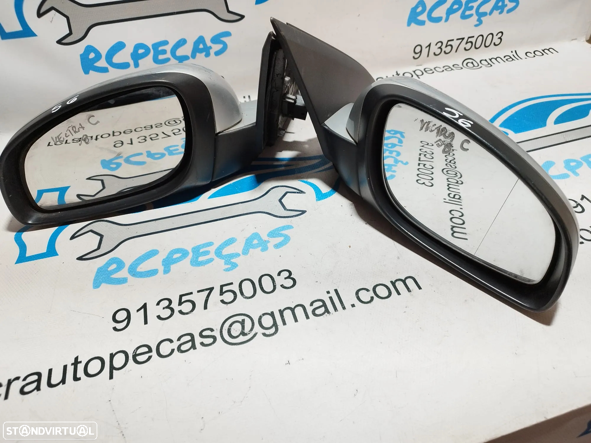 ESPELHO RETROVISOR ESQUERDO DIREITO OPEL VECTRA C GM24436145 24436145 GM24436147 24436147 OPEL SIGNUM ELETRICO AQUECIDO ESPELHOS RETROVISORES - 7