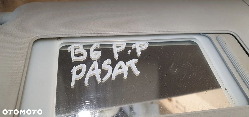 Osłona przeciwsłoneczna prawa pasażera podwójna VW Passat B6 - 7
