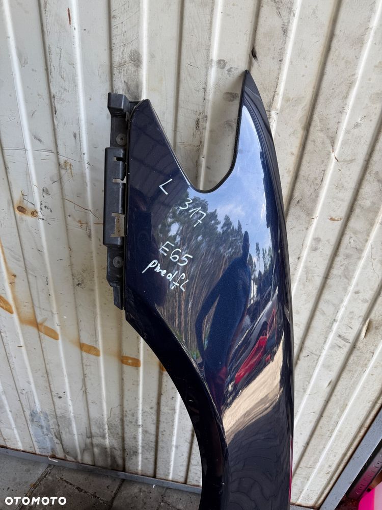 Błotnik BMW e65 Przedlift 317 Orientblau metalic lewy / prawy - 5