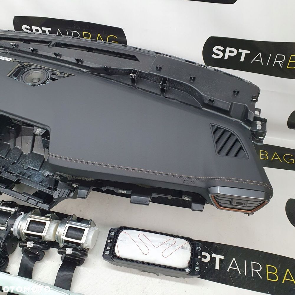 CUPRA FORMENTOR DESKA ROZDZIELCZA KONSOLA KOKPIT PULPIT PODUSZKI AIRBAG AIR BAG PASY KIT SET - 4