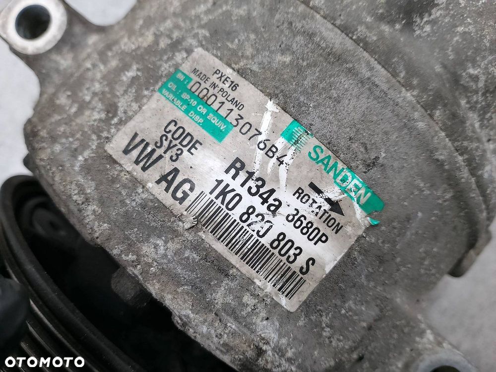 POMPA, SPRĘŻARKA KLIMATYZACJI VW PASSAT B6 1K0820803S PXE16 2.0 TDI - 3