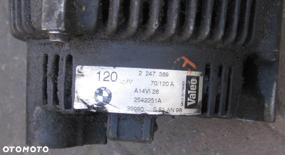 alternator BMW E46 E39 3.0D 2247389 - 4