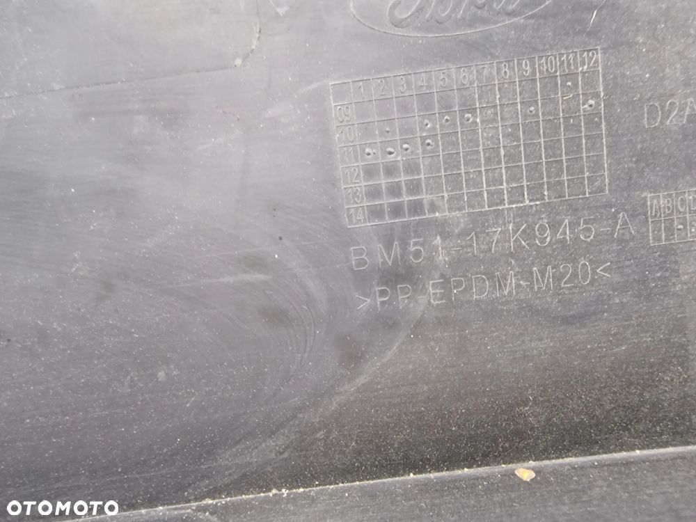 FORD FOCUS MK3 10- KRATKA ŚRODKOWA ZDERZAKA PRZEDNIEGO PRZÓD MATOWA , NR BM51-17K945A , NR AUKCJI KR107 - 6
