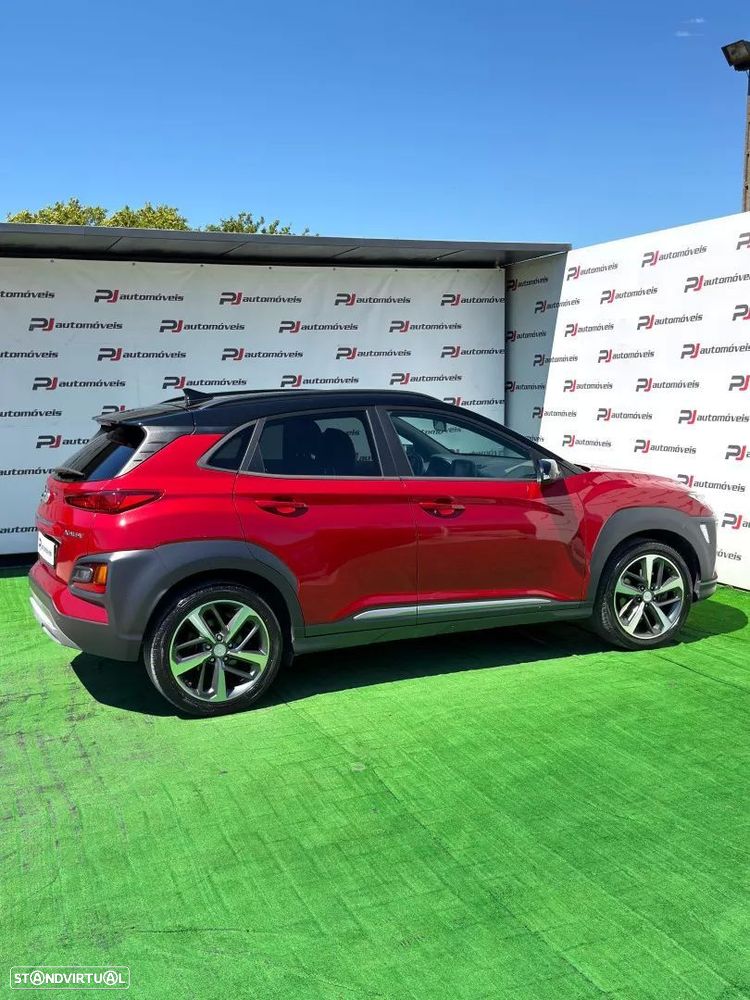 Hyundai Kauai 1.0 T-GDi Premium Pele/Tec.Vermelho - 7