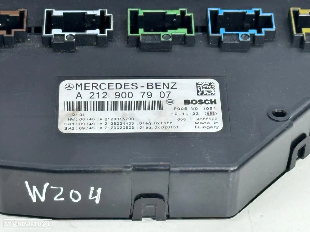 Caixa Fusíveis - Mercedes C (W204) - 5