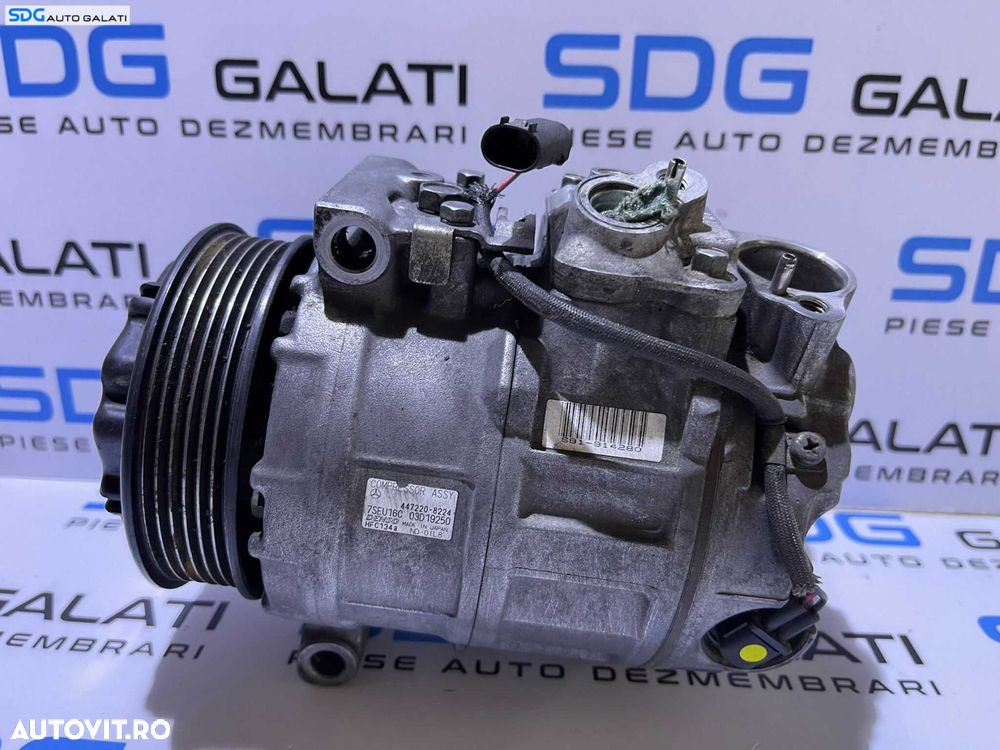 Compresor AC Aer Conditionat Clima Mercedes Clasa E Class W211 E200 E220 2.2 CDI 2001 - 2009 Cod A0002306511 [M5896] - 1