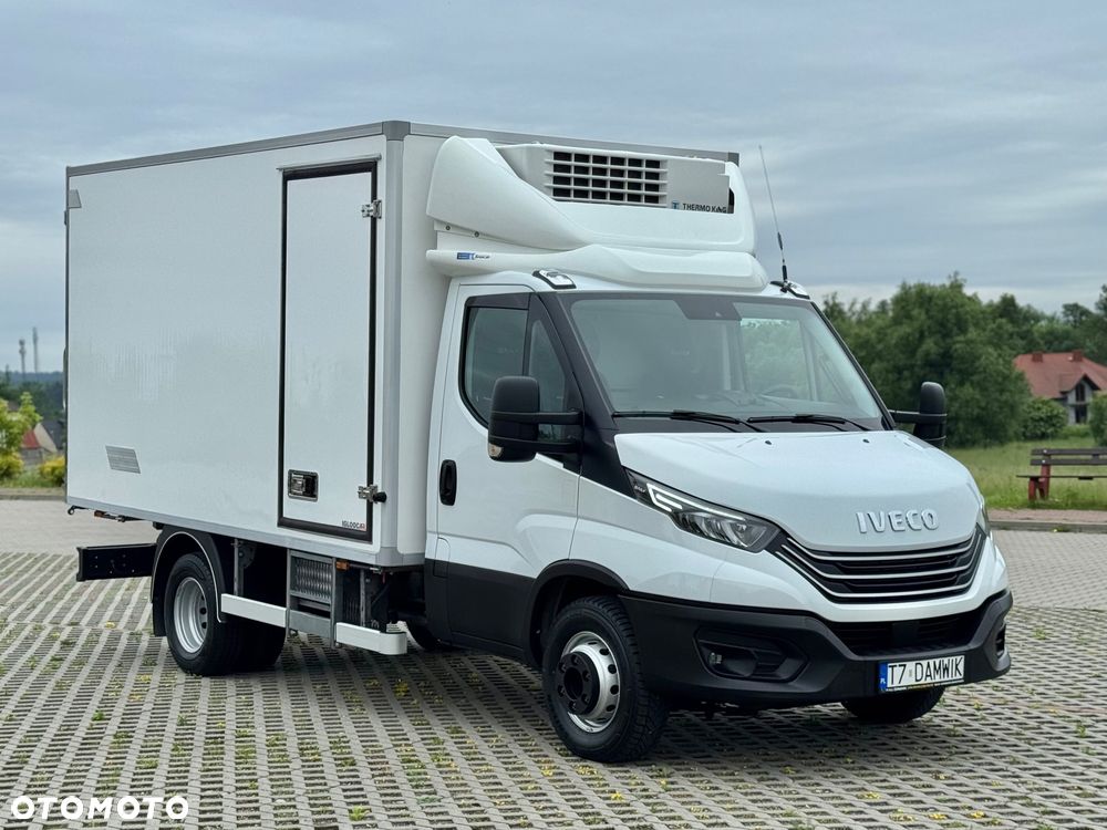 Iveco Daily‼️72C18‼️2021r 3.0 HI-MATIC Chłodnia/Mroźnia zakres -32C THERMO KING V-500 MAX Źródło Zasilania 400V Grube Ściany/Podłoga Przegroda komorowa‼️ Full LED na bliźniaku Salon Polska DMC7200kg - 2
