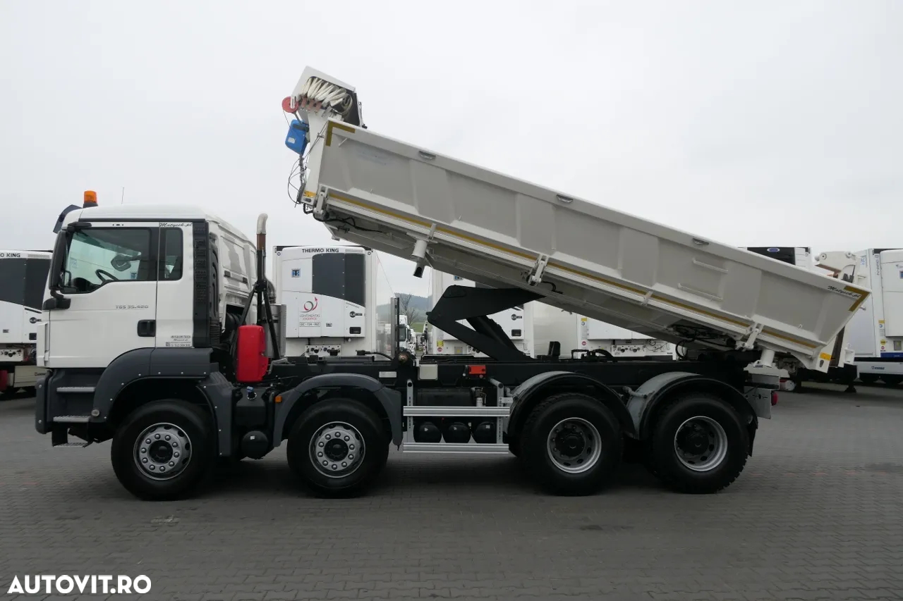 MAN TGS 35.420 / 8x4 / BASCULANTE / HYDROBOARD / EURO 6 / 2018 - 2