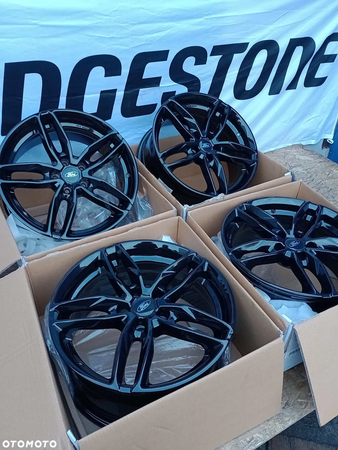 FELGI ALUMINIOWE NOWE 5x108 R18 8J ET45 FORD C-MAX EDGE FOCUS GALAXY KUGA MONDEO MUSTANG MACH-E PUMA S-MAX TOURNEO TRANSIT - 7