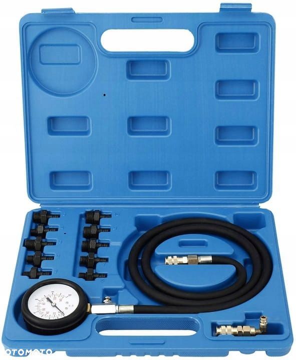 Manometr Tester Miernik Ciśnienia Olej Wąż 1.2m 140 PSI 10 Bar LT-C16 MAGMA - 12