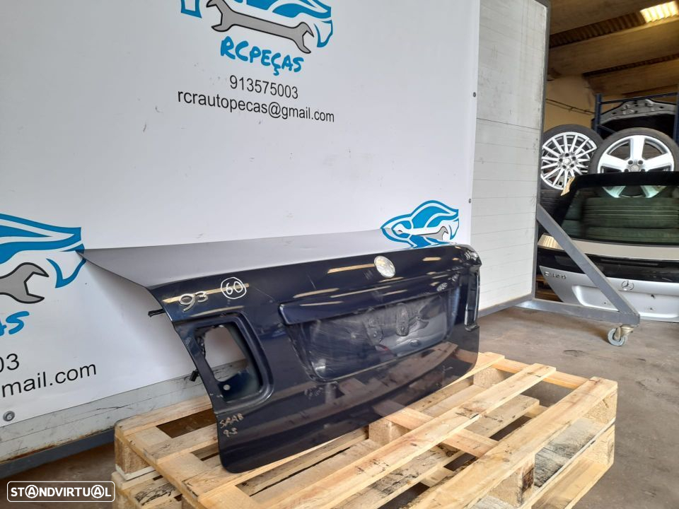 PORTA TAMPA MALA SAAB 12771536 SAAB 93 9-3 9.3 YS3D SEDAN CARRO FECHO PUXADOR LUZ 3º STOP - 4