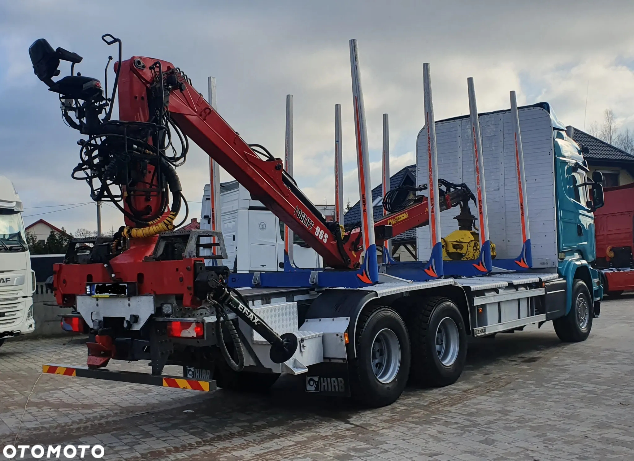 Scania R520 V8 DO DREWNA HIAB LOGLIFT - 7