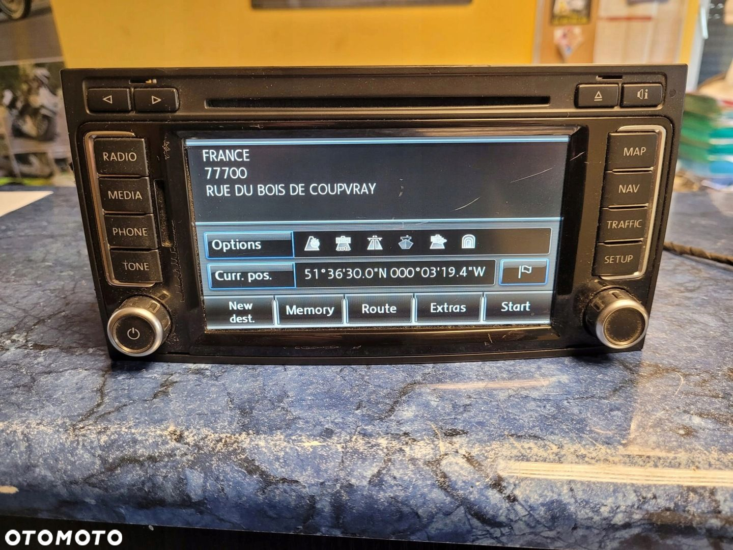 VW TOUAREG I T5 RADIO NAWIGACJA 7L6035680 - 3