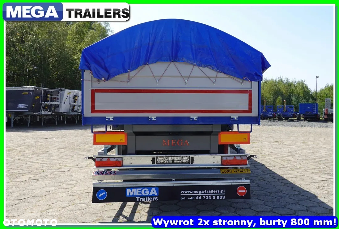 Mega 25 m³ wywrotka - platforma, 2-stronna, HARDOX 450 !!! - 16