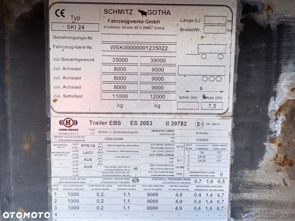 Schmitz Cargobull SKI 24  stalowa - 7