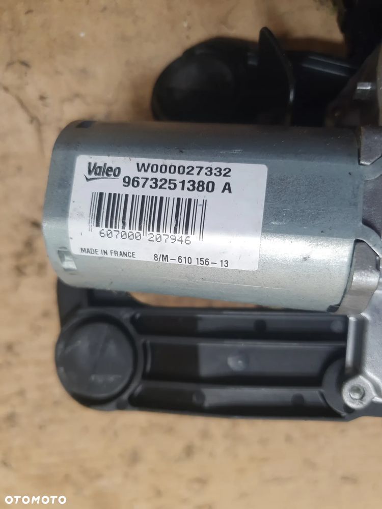SILNICZEK MECHANIZM WYCIERACZKI KLAPY TYŁ PEUGEOT 208 I 9673251380 - 3