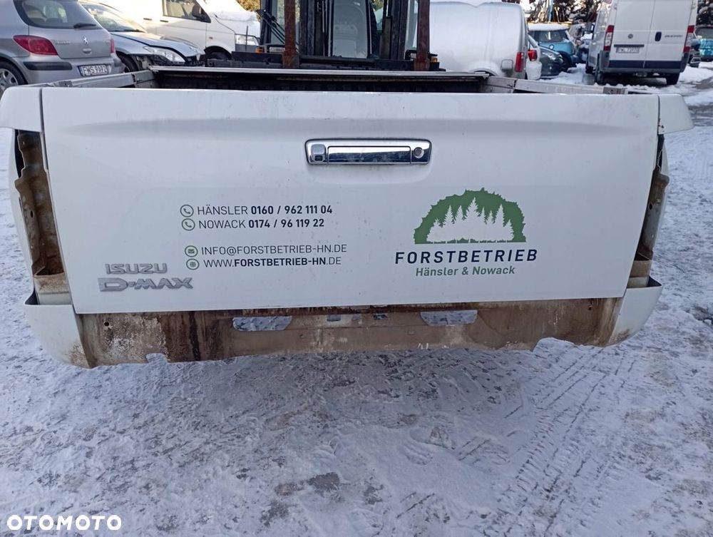 ISUZU D-MAX II 2 KLAPA TYŁ TYLNA BURTA PAKI - 1