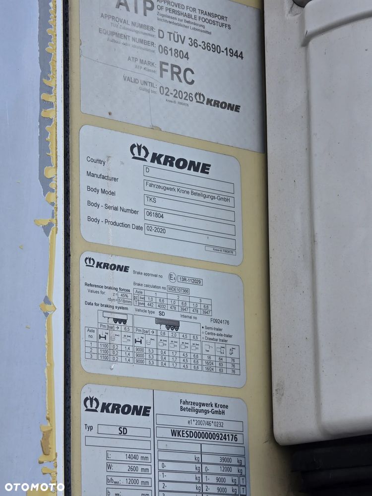 Krone SDR 27 // 2020r // Vector 1550 - 3