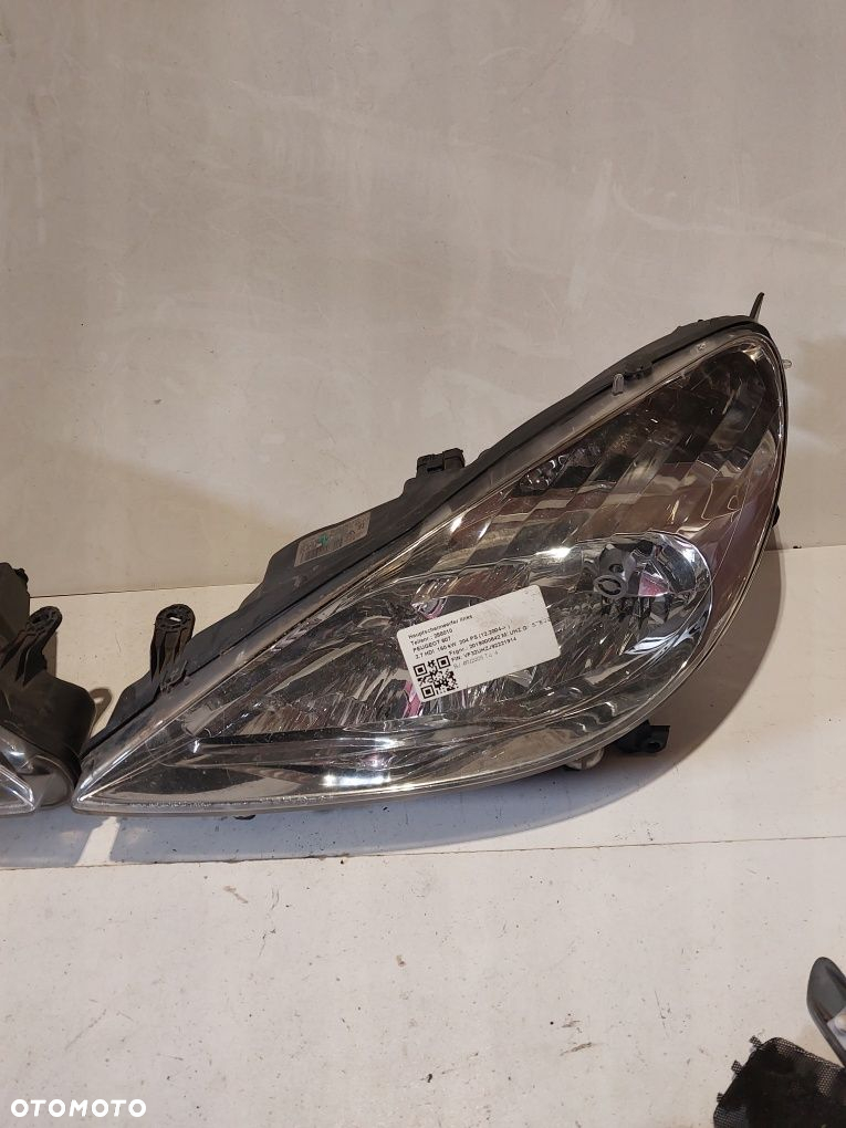 Peugeot 607 lift xenon ksenon prawa lewa lampa przednia reflektor lewy - 3