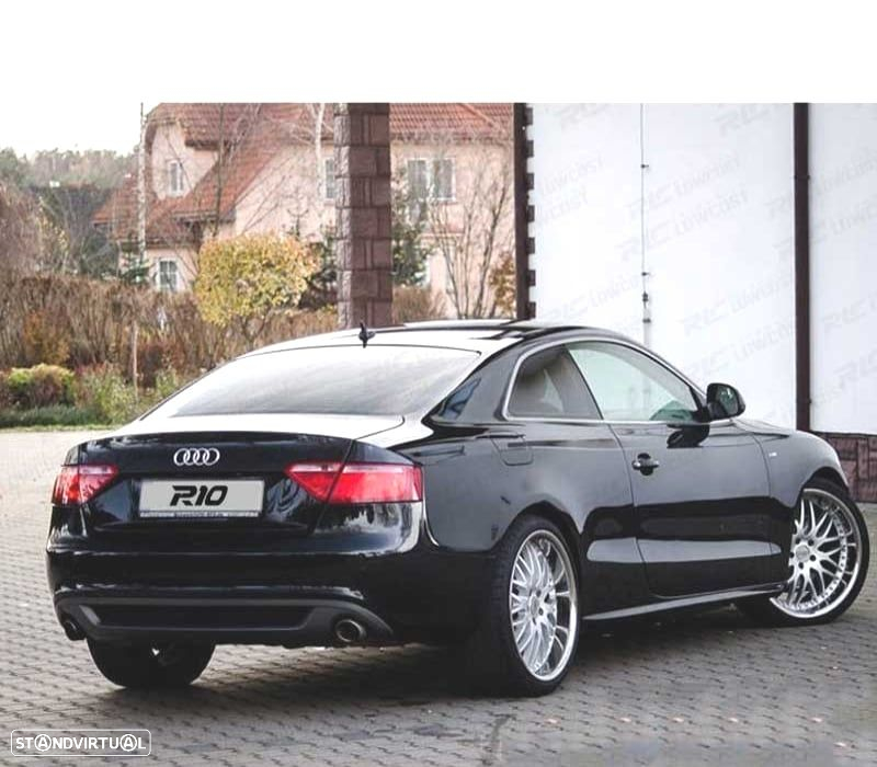 DIFUSOR TRASEIRO AUDI A5 COUPE 07-11 LOOK S-LINE - 2