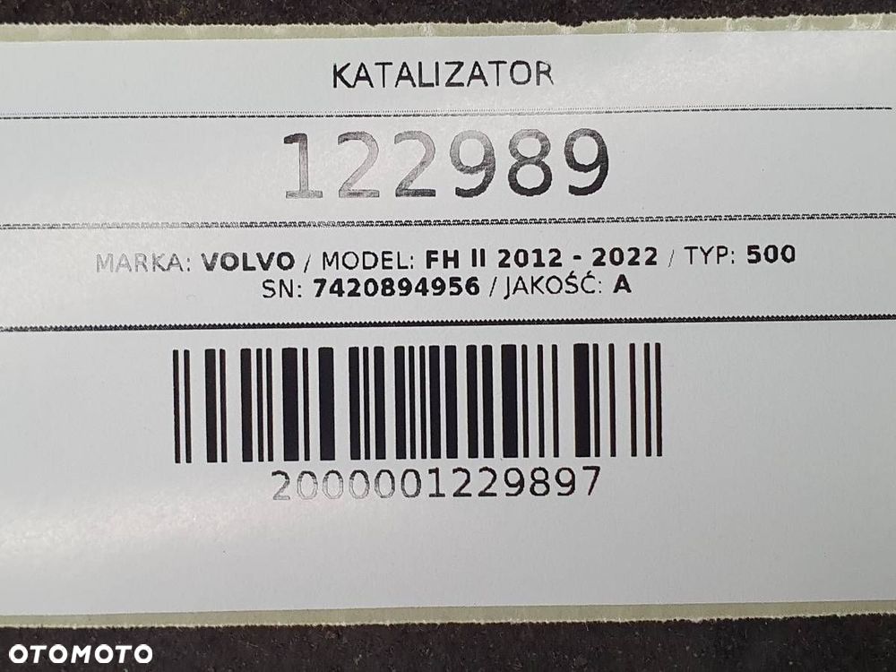KATALIZATOR 7420894956 VOLVO FH 13 II 2013 500 RENAULT - 10