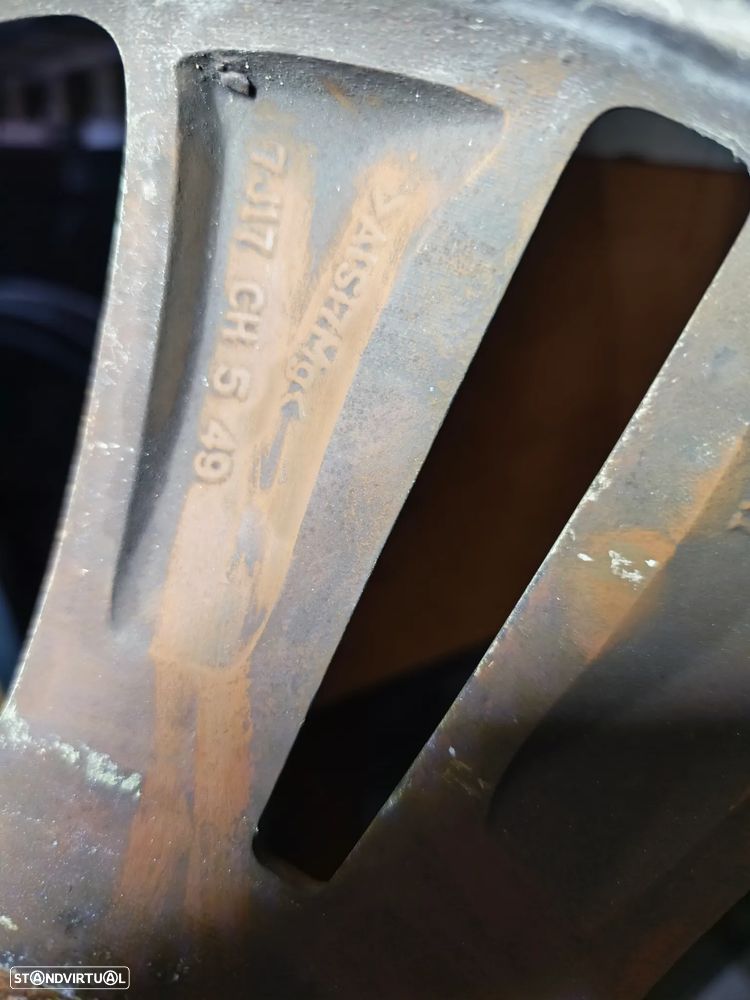 JOGO DE JANTES ORIGINAIS RENAULT MEGANE III / SCENIC III 7JX17 COM PNEUS 205/50R17 403000066R - 3