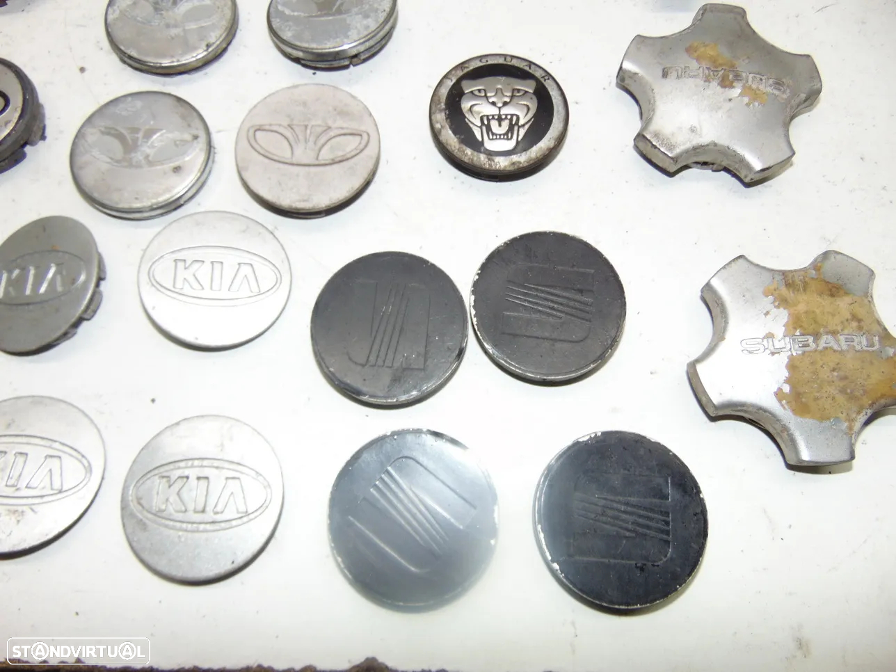 Antigos centros jantes Hyundai/Mazda/Daewoo/Kia/Subaru/Seat/jaguar - 5