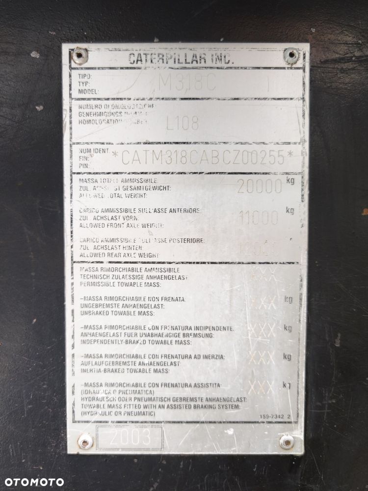 Caterpillar M318C - 14