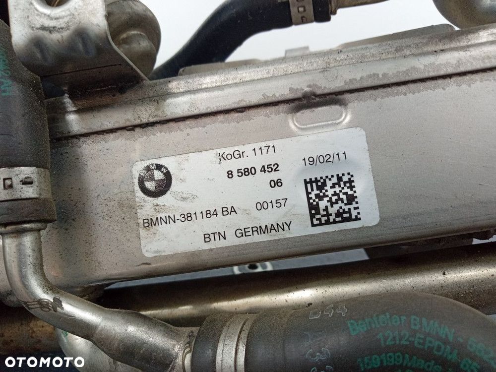 BMW 5 G30 G31 2.0d B47 ZAWÓR EGR CHŁODNICA 8580452 - 2