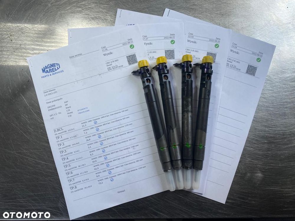 WTRYSKIWACZ TEST 2.0 TDCI HDI EMBR00101D WTRYSK WYDRUK IMA SPRAWDZONE FORD MONDEO S MAX PEUGEOT 508 CITROEN C4