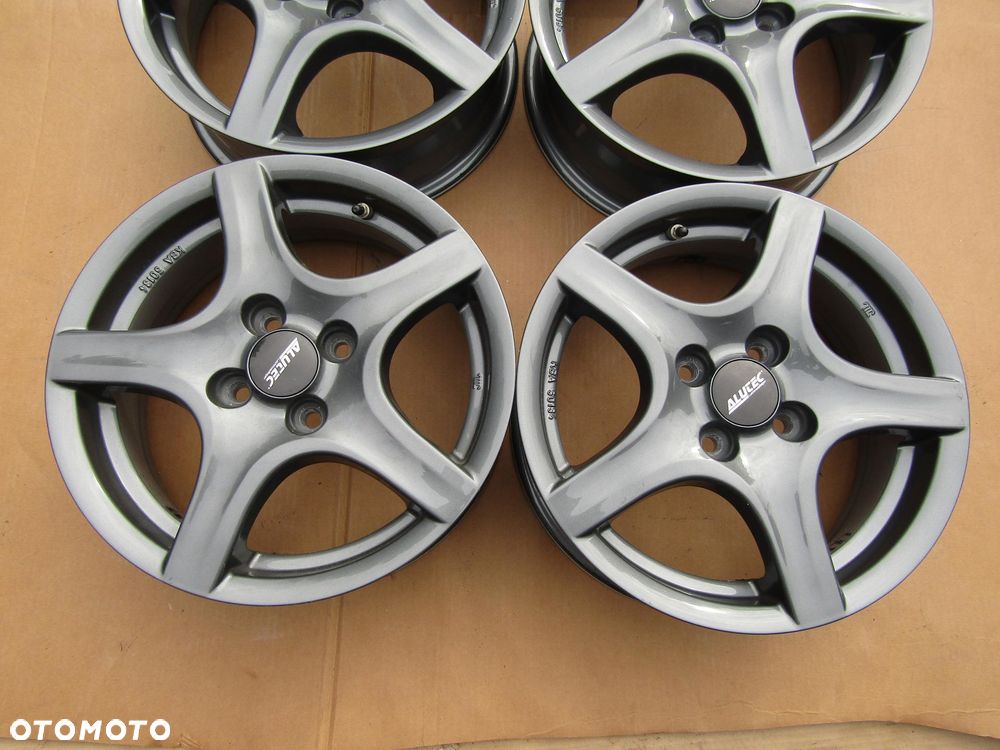4x Felgi Aluminiowe 15 Opel Adam Vectra A Astra F Aveo Tigra Vectra Combo C Corsa B C D E Meriva Kadet Chevrolet Spark Lanos Nexia Nubira Aveo 5,5 j 4x100 ET40 piasta 56,6 mm + czujniki TPMS ALUTEC GERMANY - 6